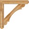 Ekena Millwork Olympic Craftsman Rough Sawn Bracket, Western Red Cedar, 6"W x 46"D x 46"H BKT06X46X46OLY04RWR - alternate 3